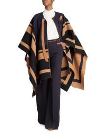 Virgin Wool Blanket Cape by Chloe at Saks Fifth Avenue