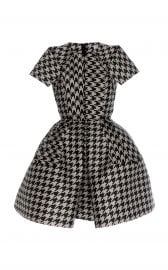 Virgin Wool Houndstooth Mini Dress by Dice Kayek at Moda Operandi