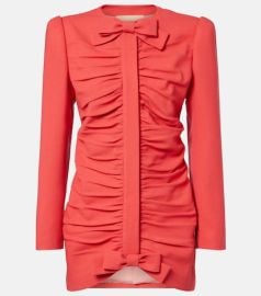 Virgin wool crêpe jacket at Mytheresa