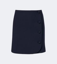 Virgin wool crêpe miniskirt at Mytheresa