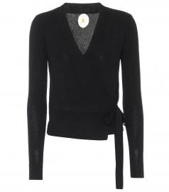 Virgin-wool wrap cardigan at Mytheresa