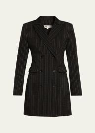 Virginia Double-Breasted Pinstripe Jacket at Bergdorf Goodman