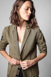 Virginia Grunge Military Jacket at Zadig & Voltaire