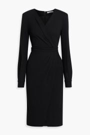 Virtus Wrap Effect Jersey Dress at The Outnet
