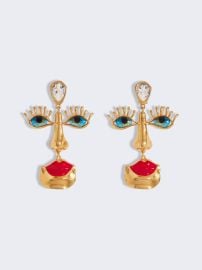 Visage earrings - E-SHOP - Ready-to-Wear Maison Schiaparelli at Schiaparelli