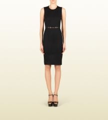 Viscose Jersey Belted Dress at Gucci