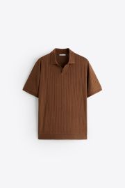 Viscose Linen Knit Polo By Zara at Zara