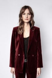 Visko Velvet Jacket at Zadig and Voltaire