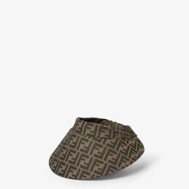 Visor Fabric Brown Fendi at Fendi