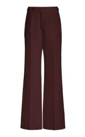 Vista Pant in Deep Bordeaux Wool Twill Gabriela Hearst at Gabriela Hearst