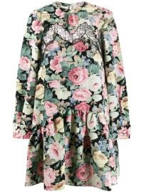 Vivetta Lace Insert Floral Print Dress - Farfetch at Farfetch