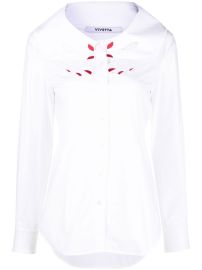 Vivetta oversize-collar Cotton Shirt - at Farfetch