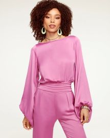 Vivian Blouse in Gala Pink at Ramy Brook