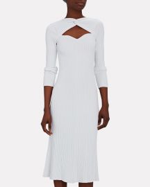 Vivian Rib Knit Midi Dress at Intermix