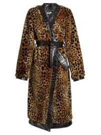 Vivian leopard-print faux-fur coat at Matches