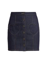 Vivien Heart Pocket Denim Skirt by Cinq a Sept at Saks Fifth Avenue