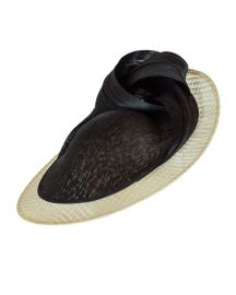 Vivien Sheriff Anything Goes Two-Tone Knotted Disc Hat at Neiman Marcus