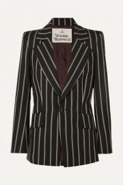 Vivienne Westwood - Lou Lou striped wool blazer at Net A Porter