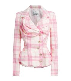 Vivienne Westwood Check Asymmetric Drunken Jacket at Harrods