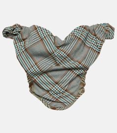 Vivienne Westwood Checked Bustier cr pe Top at Mytheresa