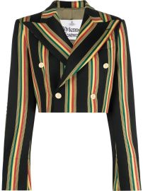 Vivienne Westwood Cropped double-breasted Blazer - at Farfetch