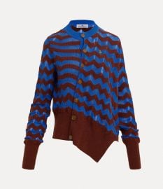 Vivienne Westwood Drunken chevron cardi at Vivienne Westwood