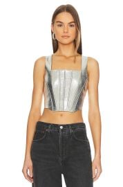 Vivienne Westwood Metallic Corset Top at Revolve