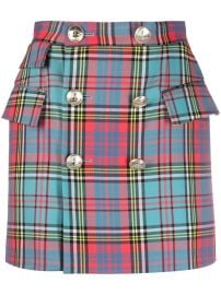 Vivienne Westwood high-waisted check-pattern Skirt Blue at Farfetch