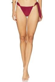 Vix Swimwear Liza Cheeky Tanga Bikini Bottom In Sense Matte Ponche at Revolve
