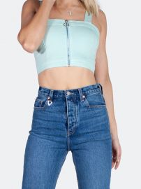 Vixen Front Zip Crop Top at Veri Shop