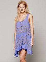 Voile and Lace Trapeze Slip at Free People