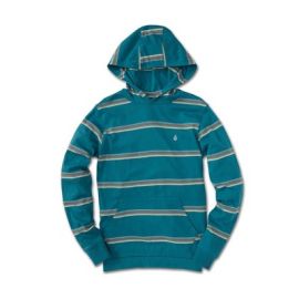 Volcom Boys Masone Hooded Long Sleeve Shirt Storm Blue - L Target at Target