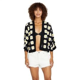 Volcom Daised Daze Shrug Sweater Cardigan at Amazon