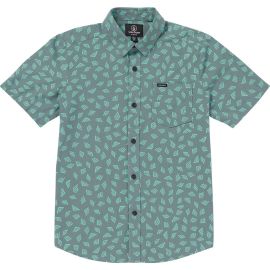 Volcom Kids\' Interstone Short Sleeve Button-Up Shirt at Nordstrom