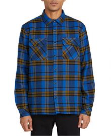 Volcom Mens Belgrade Quilted Plaid Shirt  Reviews - Casual Button-Down Shirts - Men - Macys at Macys