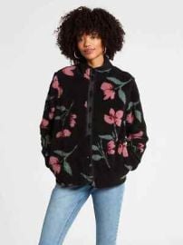 Volcom V1812 Womens Black Floral Bloom Box Mock Neck Jacket Size S eBay at eBay