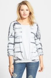 Volcom and39Do or Dyeand39 Tie Dye Pullover in white at Nordstrom