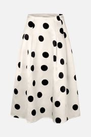 Voluminous Midi Skirt - Black Dots - Stine Goya at Stine Goya