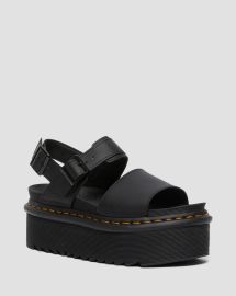 Voss Womens Leather Strap Platform Sandals Dr Martens at Dr Martens