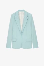 Voyage Jacket blazer green women ZadigampVoltaire ZadigampVoltaire at Zadig & Voltaire
