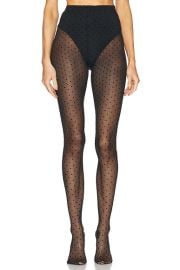WARDROBENYC Polka Dot Tights in Black FWRD at FWRD