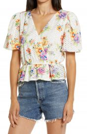 WAYF Bianca Puff Sleeve Top   Nordstrom at Nordstrom