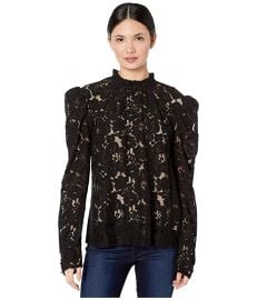 WAYF Emma Puff Sleeve Top  com at Zappos