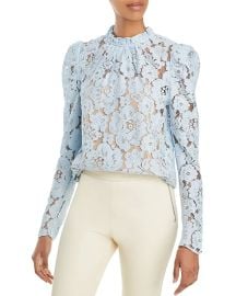 WAYF Erika Puff-Sleeve Lace Top    Bloomingdales at Bloomingdales