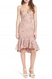 WAYF Ferrara Flare Hem Lace Dress at Nordstrom