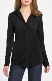 WAYF Knit Button-Up Shirt at Nordstrom