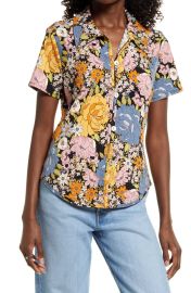 WAYF Naomi Button-Up Shirt at Nordstrom