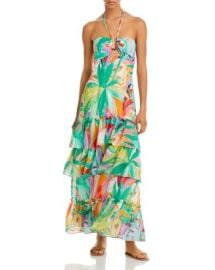 WAYF OOO Halter Neck Tiered Maxi Dress Bloomingdales at Bloomingdales