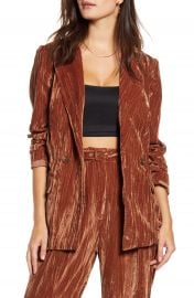 WAYF Presley Velvet Blazer   Nordstrom at Nordstrom