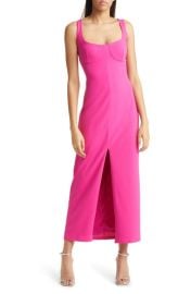 WAYF The Bravado Slit Front Maxi Dress at Nordstrom